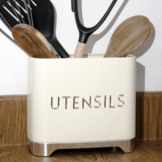 Vanilla Cream Kitchen Utensils Pot