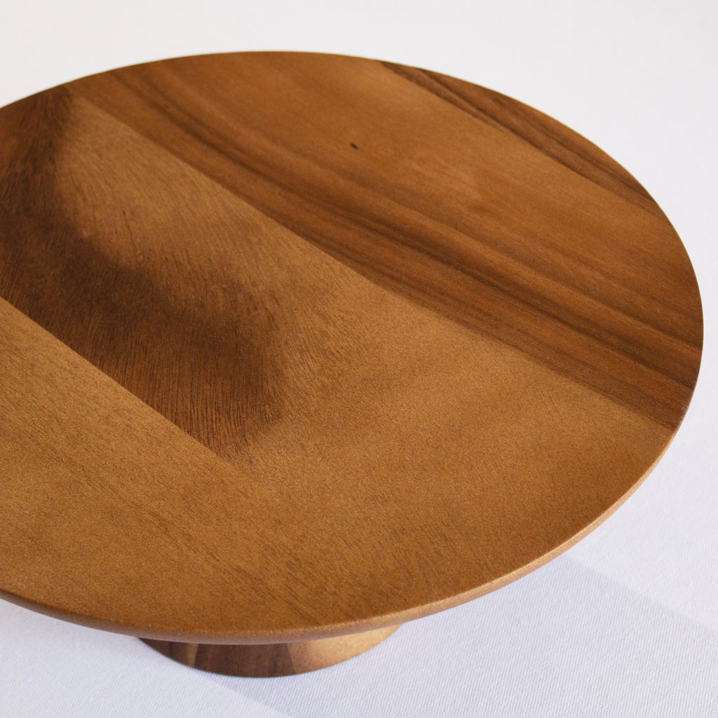 Acacia Wood Cake Stand