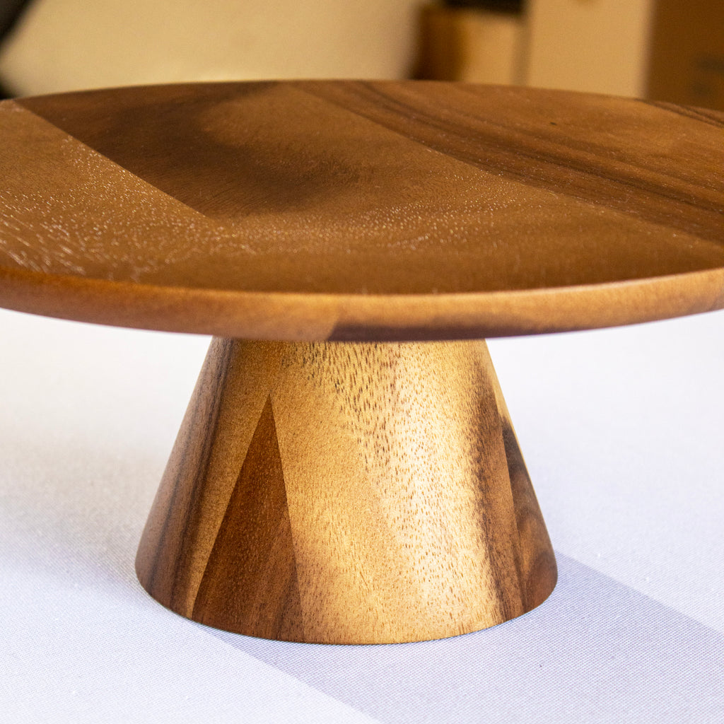 Acacia Wood Cake Stand