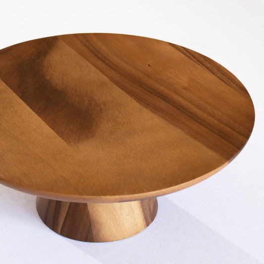 Acacia Wood Cake Stand