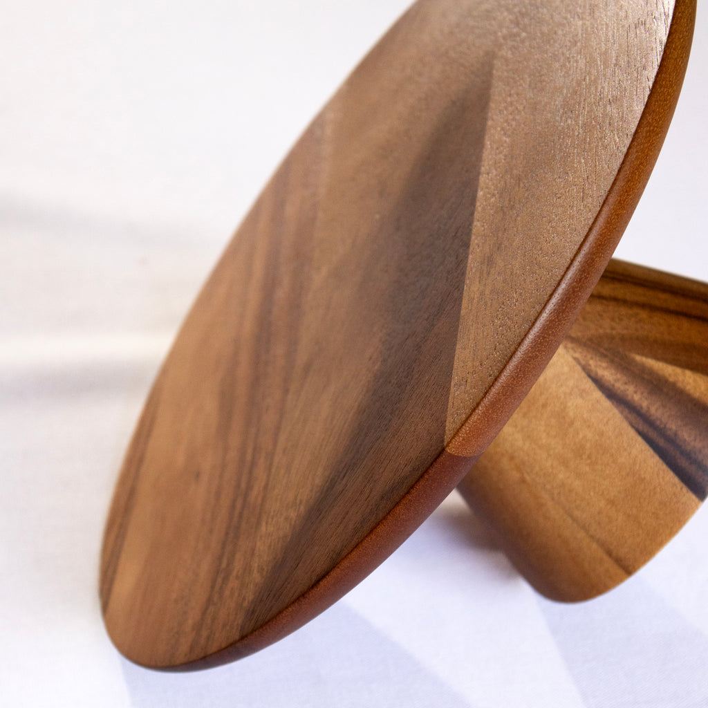 Acacia Wood Cake Stand