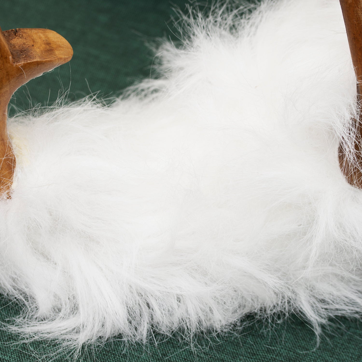 White Fluffy Drunken Duck Wine Bottle Holder