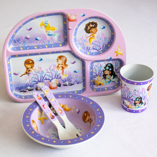 Mermaid Childrens Dinner Set