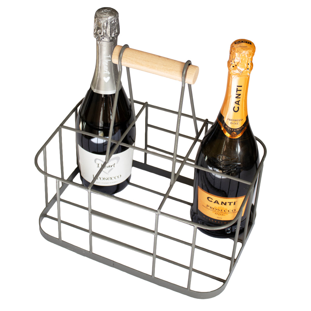 Industrial Wire Metal Six Bottle Carrier