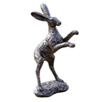 Bronze Boxing Hare Garden Ornament A