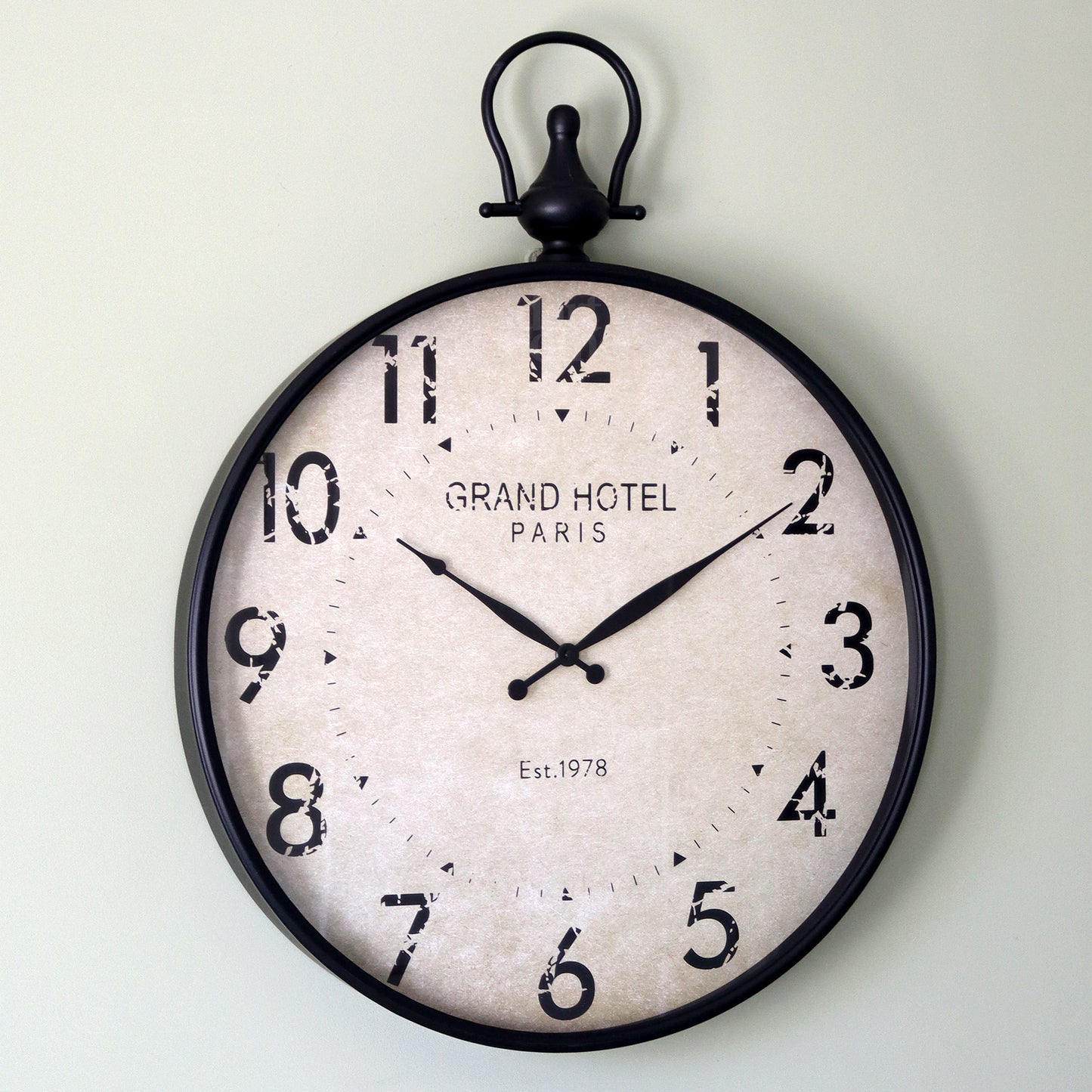 Grand Hotel Paris Pocket Watch Wall Clock