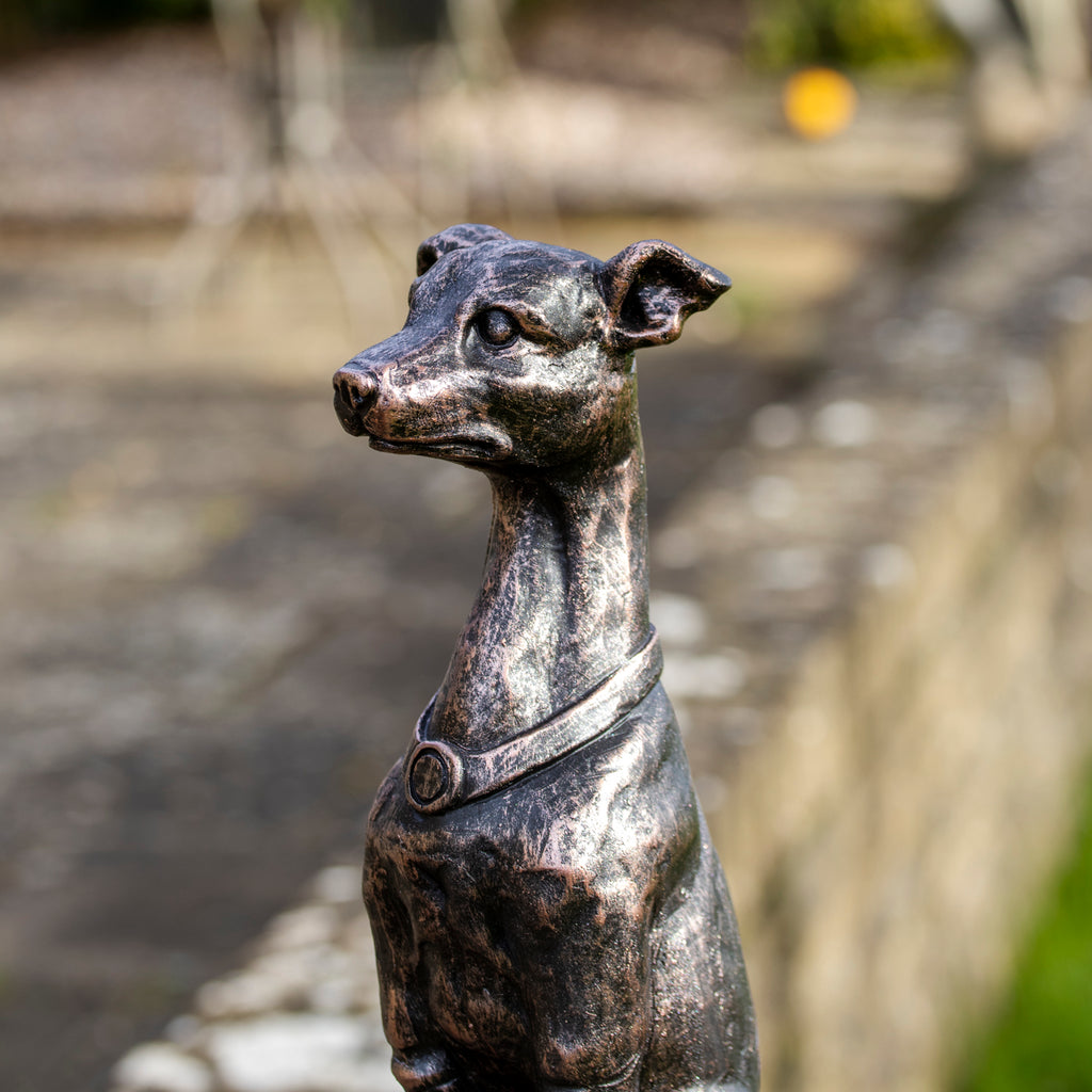 Bronze Gracious Greyhound Statue