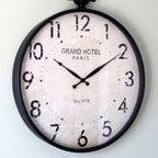 Grand Hotel Paris Pocket Watch Wall Clock
