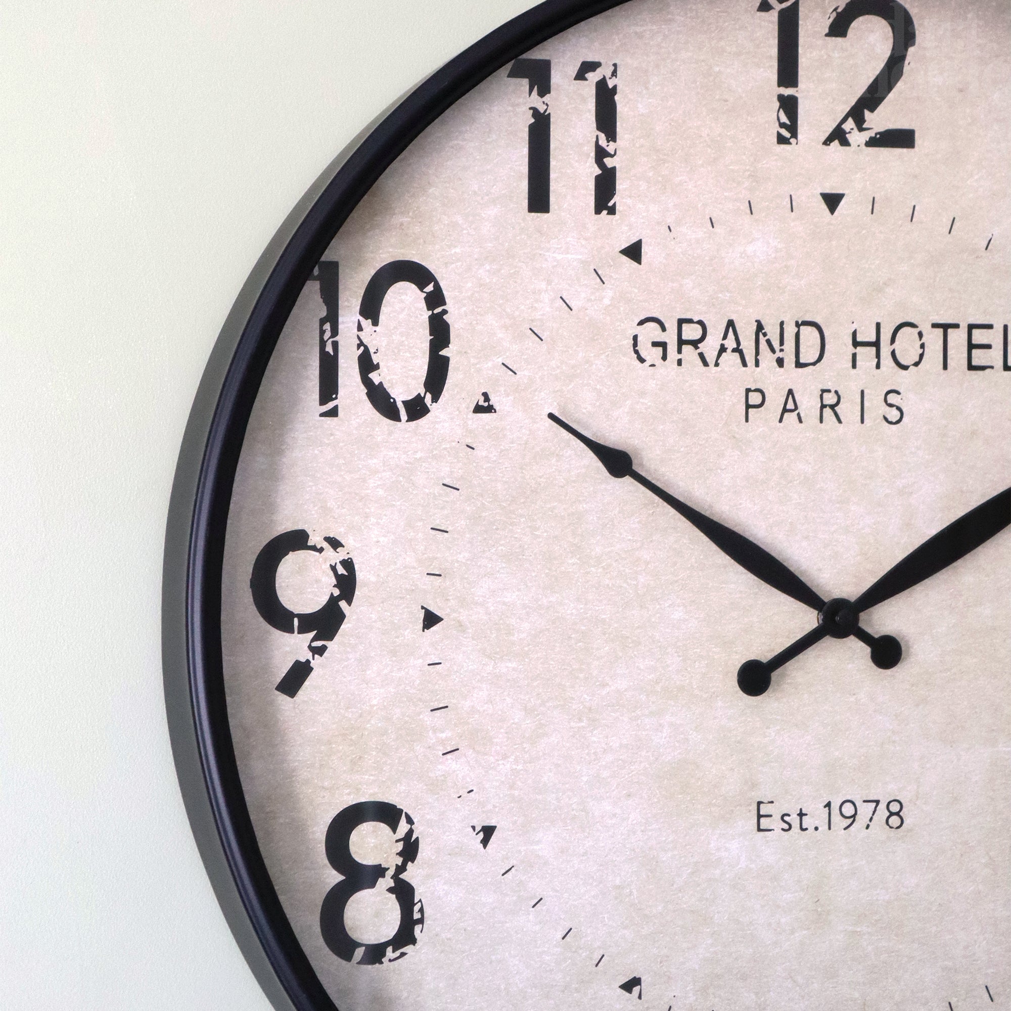 Grand Hotel Paris Pocket Watch Wall Clock
