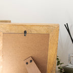 Set Of 2 Wood Ribbed 6" x 8" Photo Frames