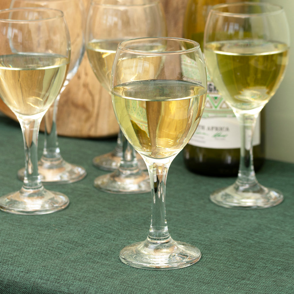 Set Of 6 White Wine Glasses 25cl