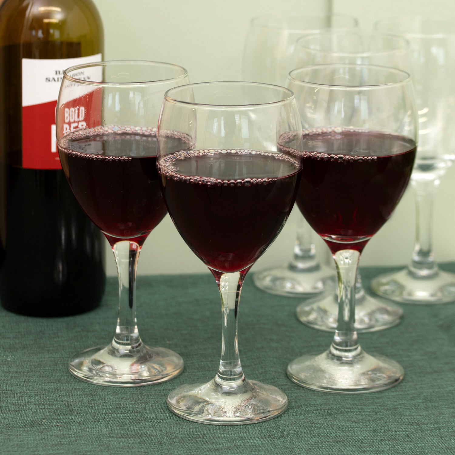 Set Of 6 Red Wine Glasses 30cl