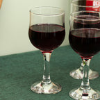 Set Of 4 Tulip Stemmed Wine Glasses