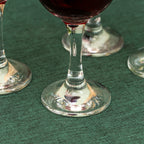 Set Of 4 Tulip Stemmed Wine Glasses