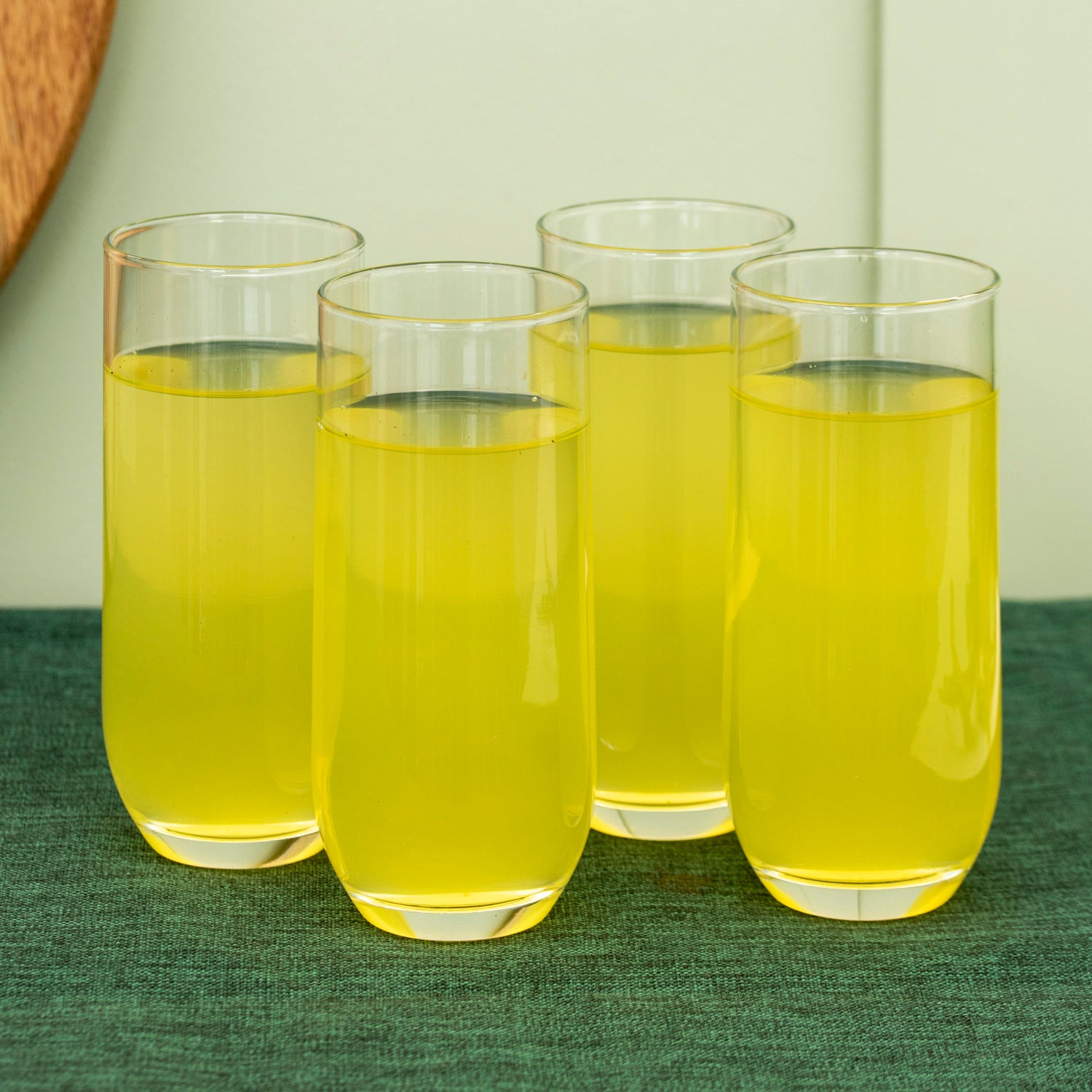 Set Of 4 Tulip Glass Hiball Tumblers