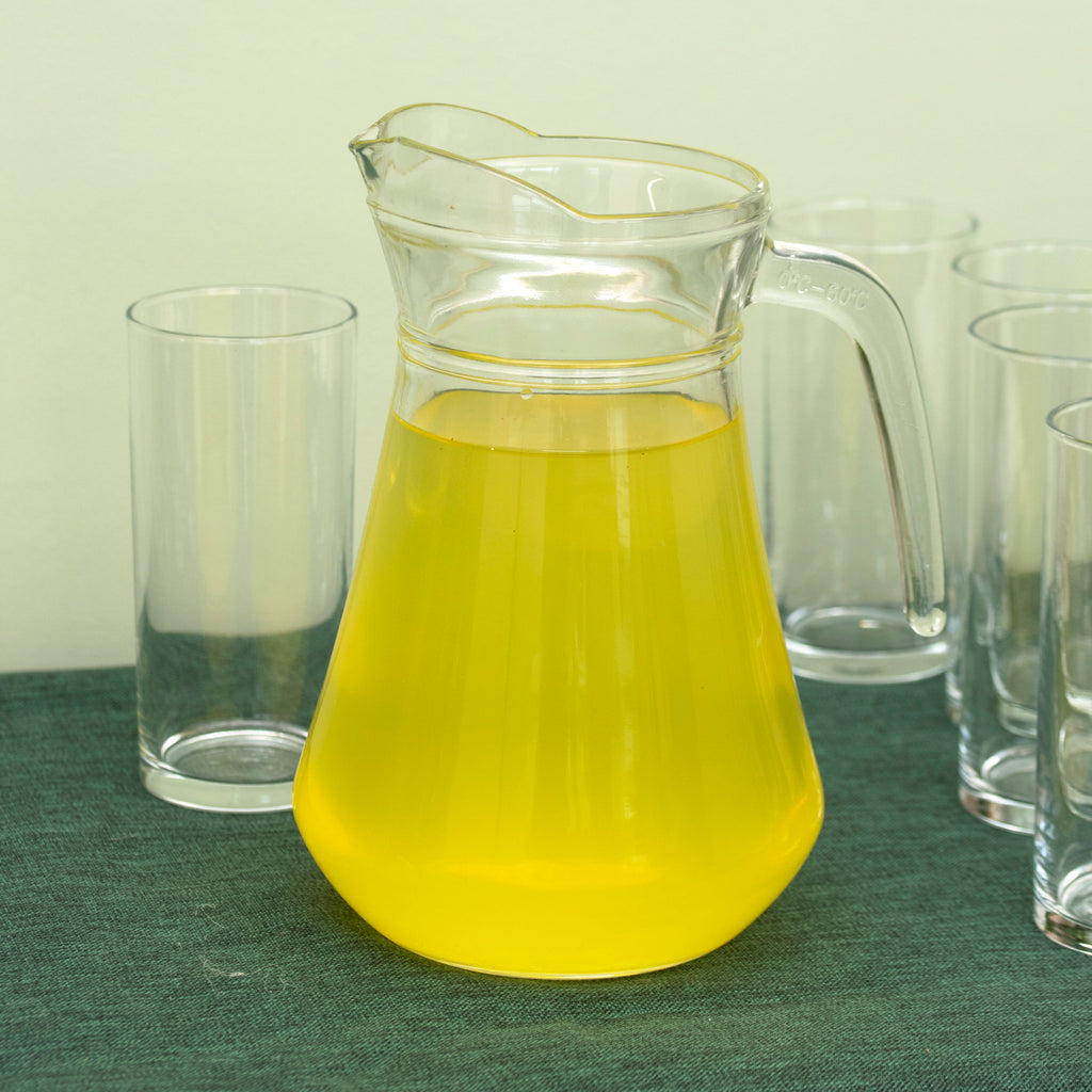 Glass Jug & 6 Tumblers Set
