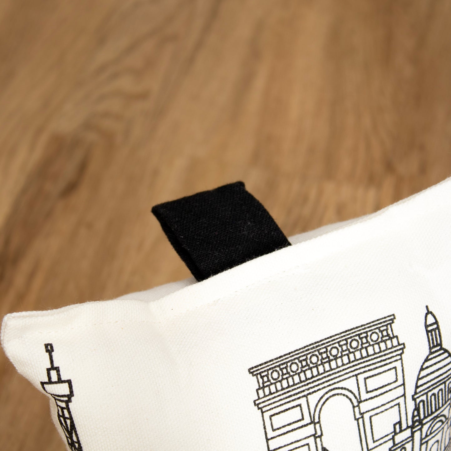 Paris City Skyline Doorstop