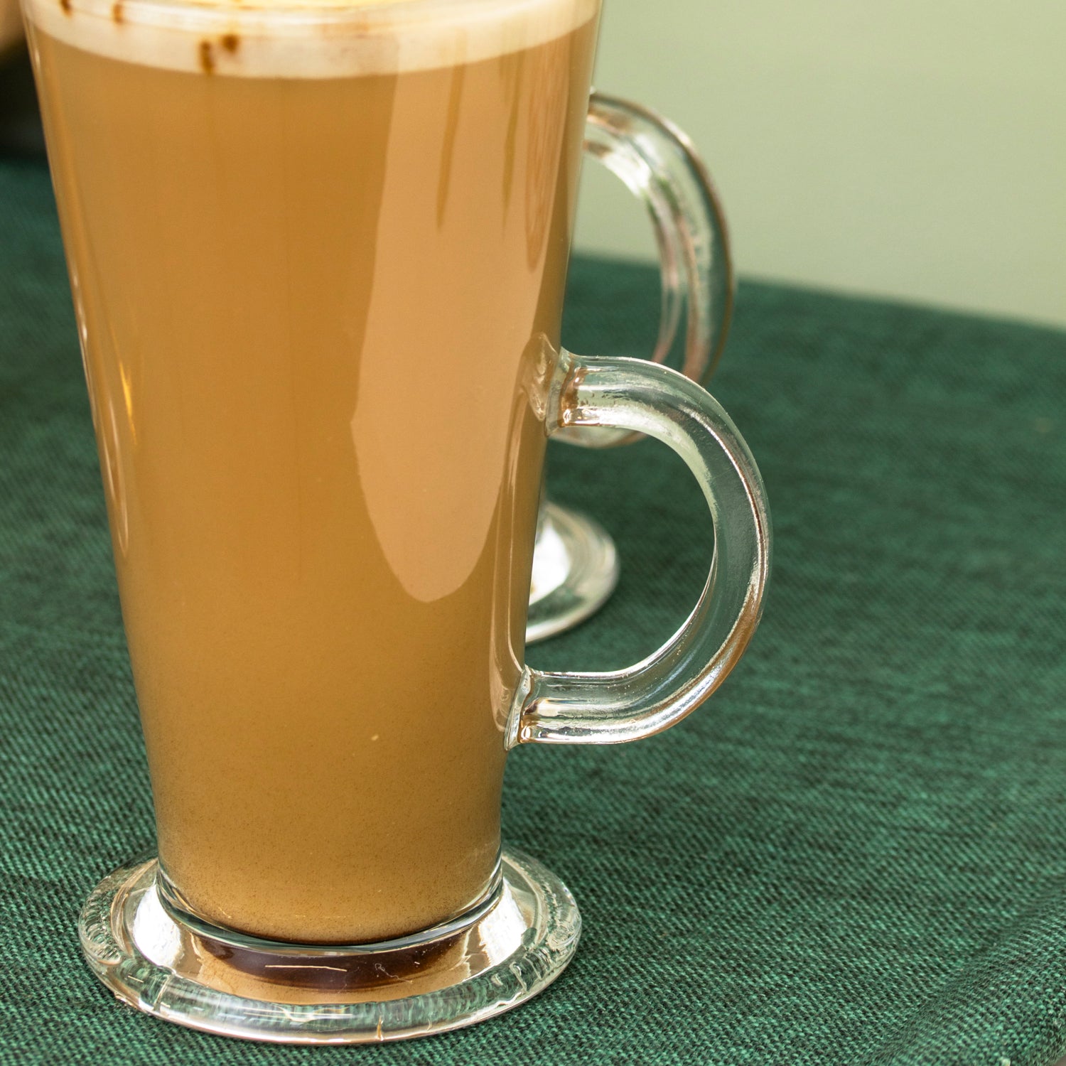 Set Of 4 Tall Latte Glasses