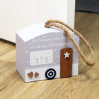 Light Grey Caravan Doorstop
