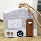 Light Grey Caravan Doorstop