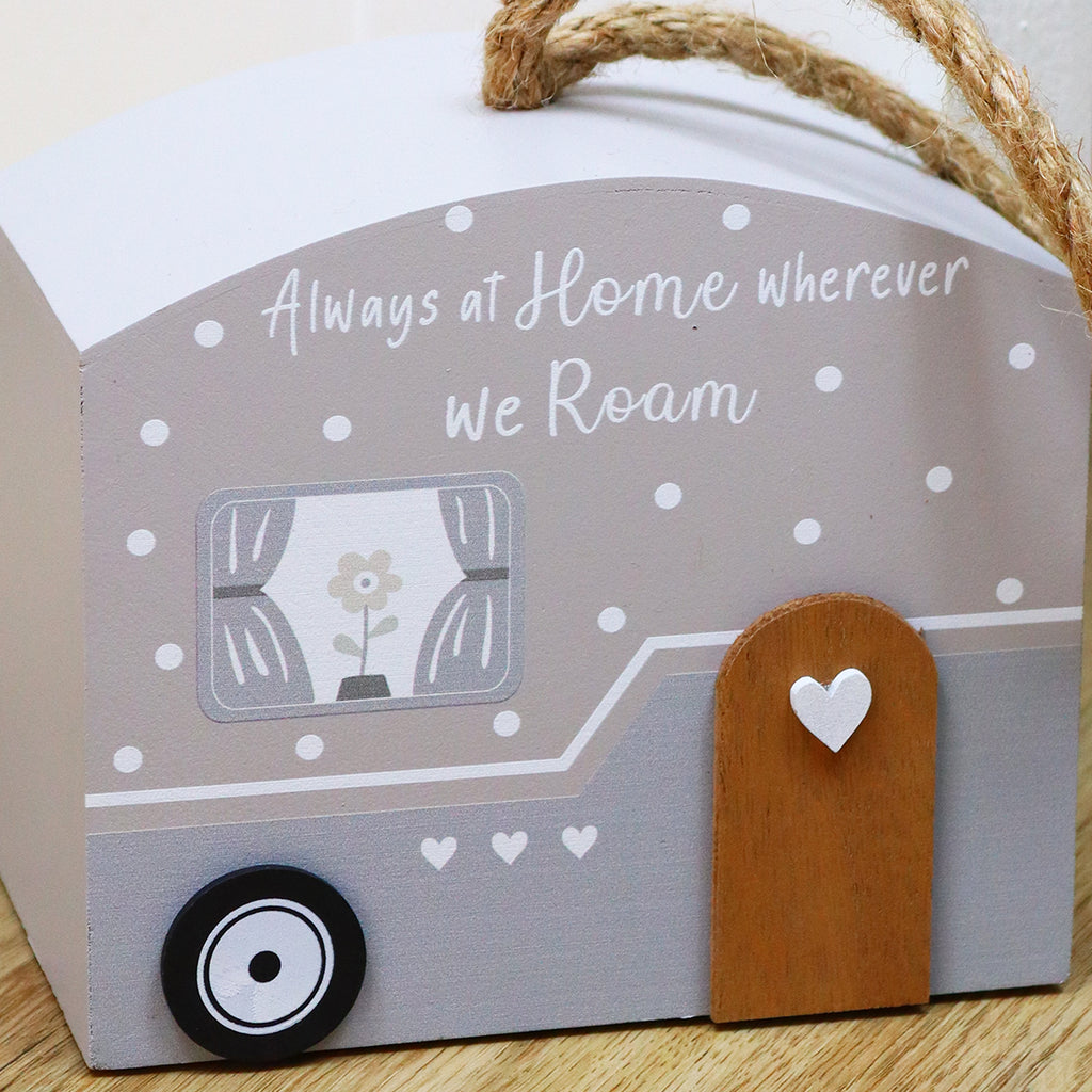 Dark Grey Caravan Doorstop