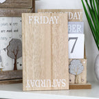 Wooden Country Caravan Perpetual Calendar B