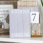 Wooden Country Caravan Perpetual Calendar B