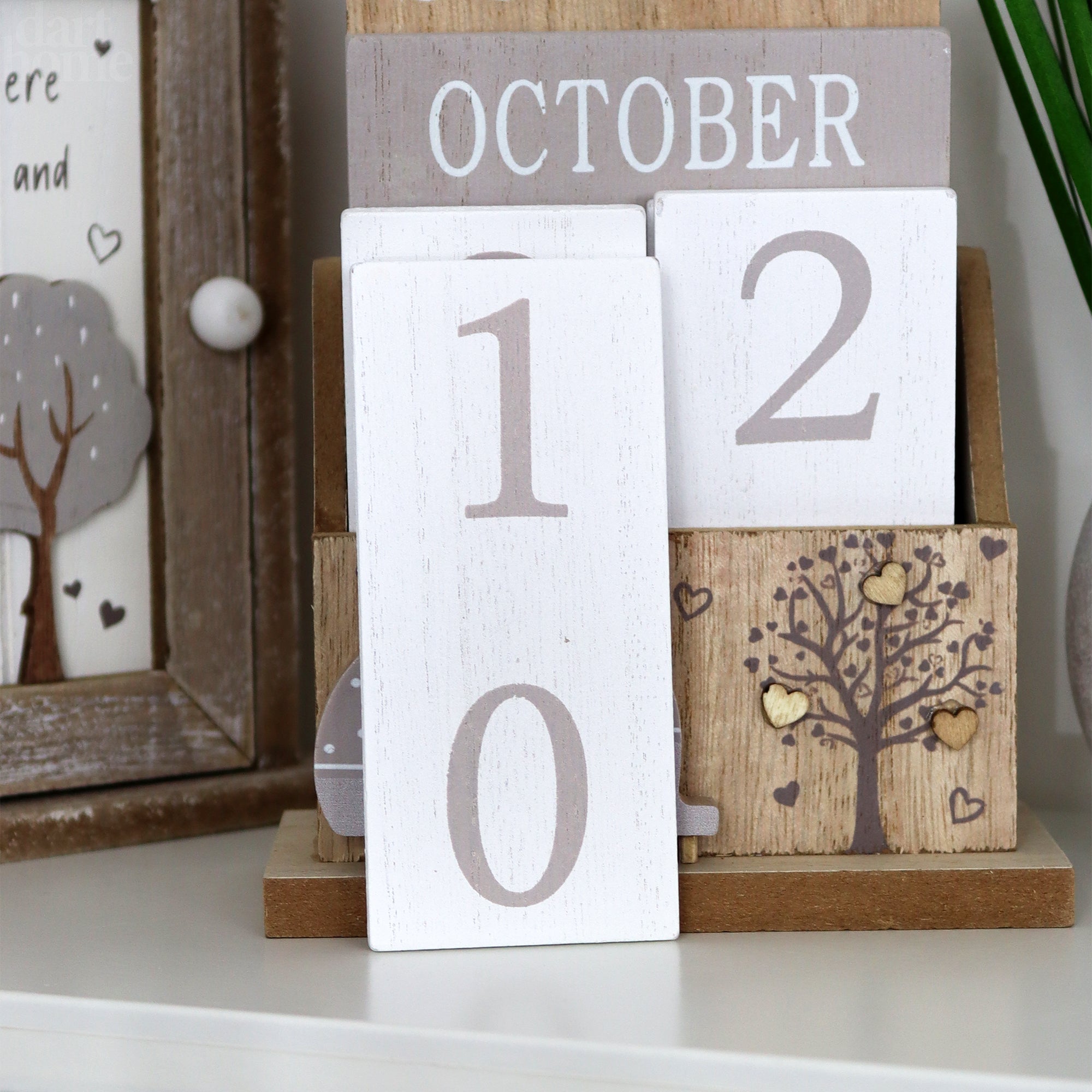 Wooden Country Caravan Perpetual Calendar