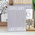 Wooden Country House Perpetual Calendar