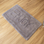 Tufted Enjoy Cotton Bath Mat