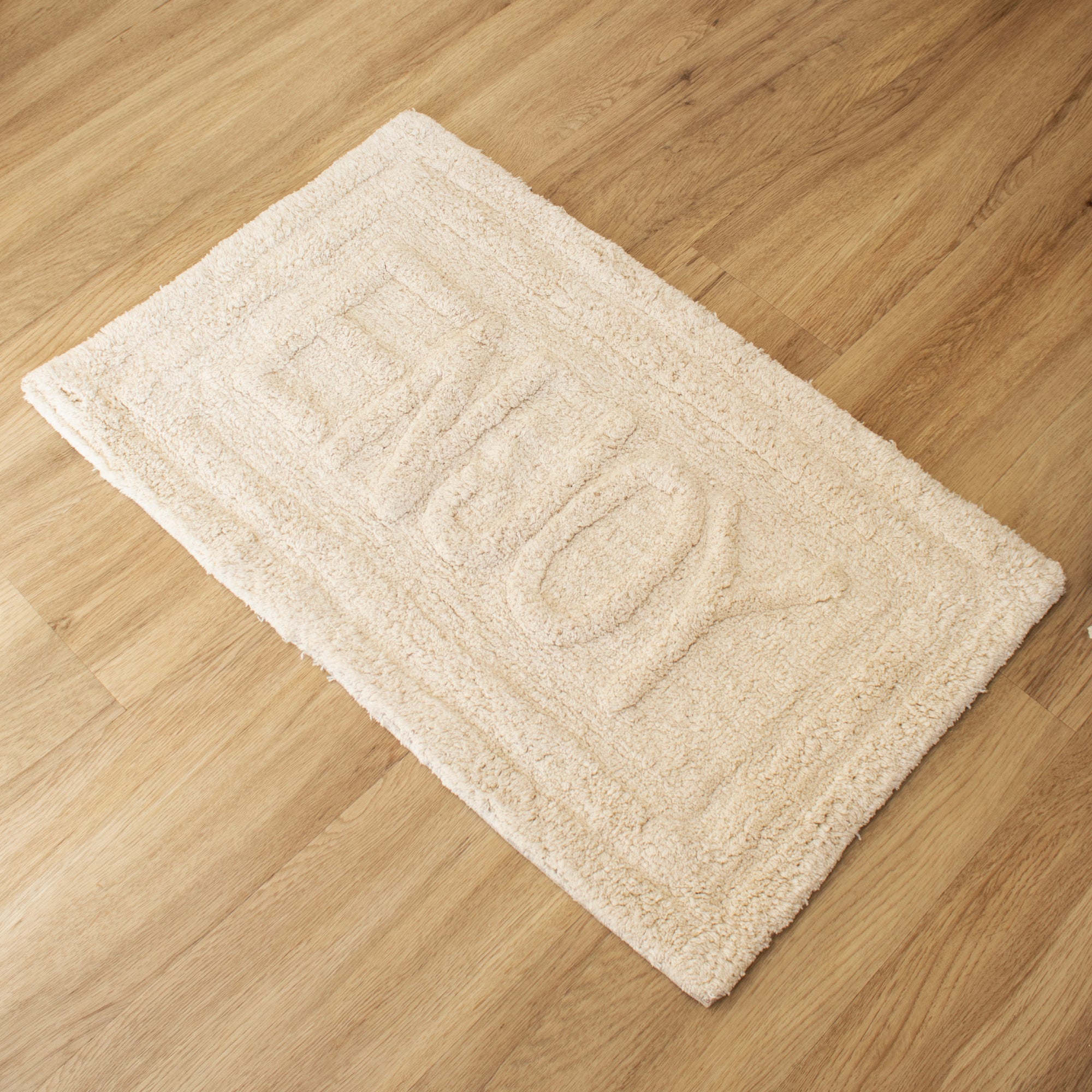 Tufted Enjoy Cotton Bath Mat