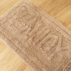 Tufted Enjoy Cotton Bath Mat