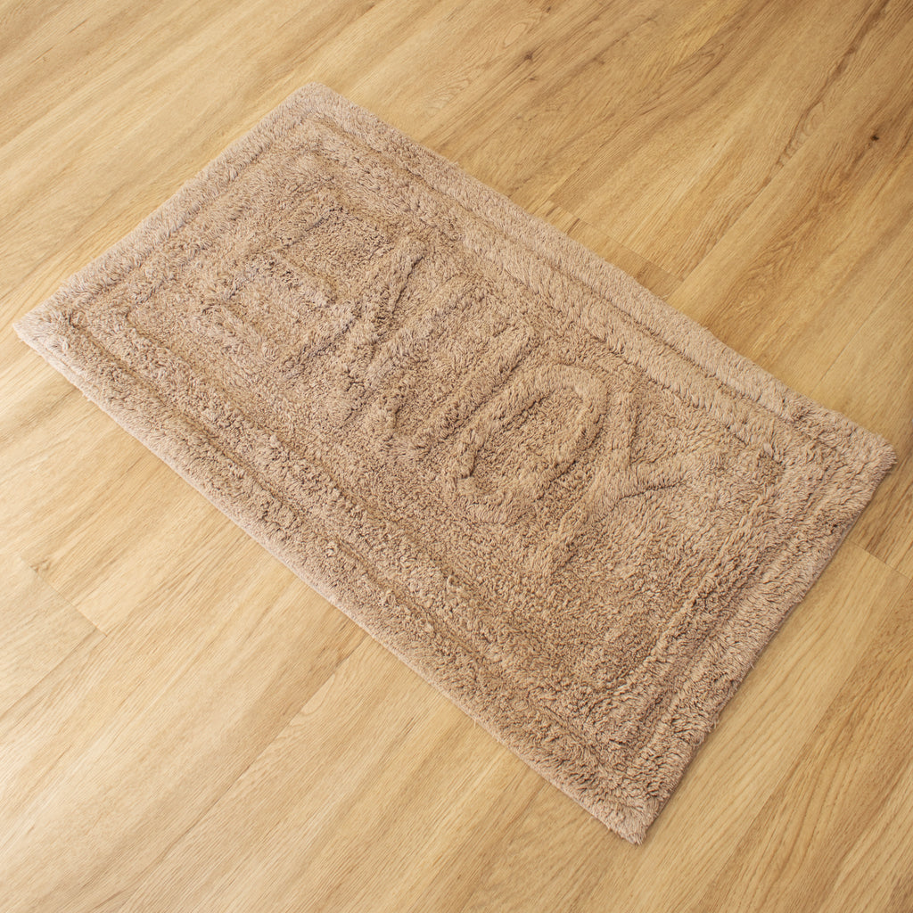 Tufted Enjoy Cotton Bath Mat