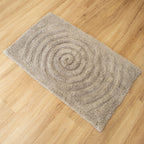Tufted Spiral Cotton Bath Mat