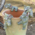 Set Of 4 Elephant Pot Hangers