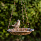 Cast Iron Hanging Scalloped Bird Bath