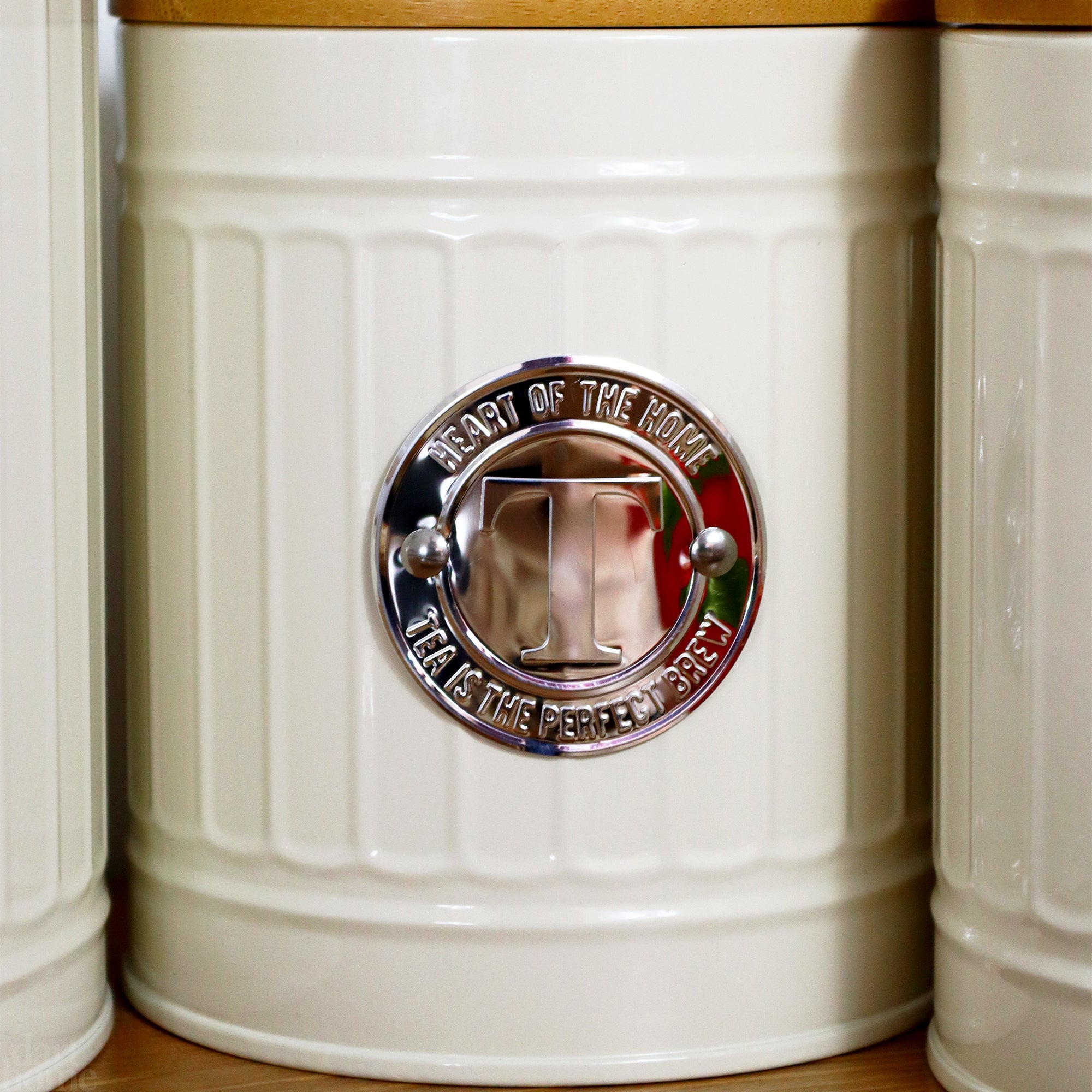 Retro Roman Pillar Tea Coffee Sugar Canisters