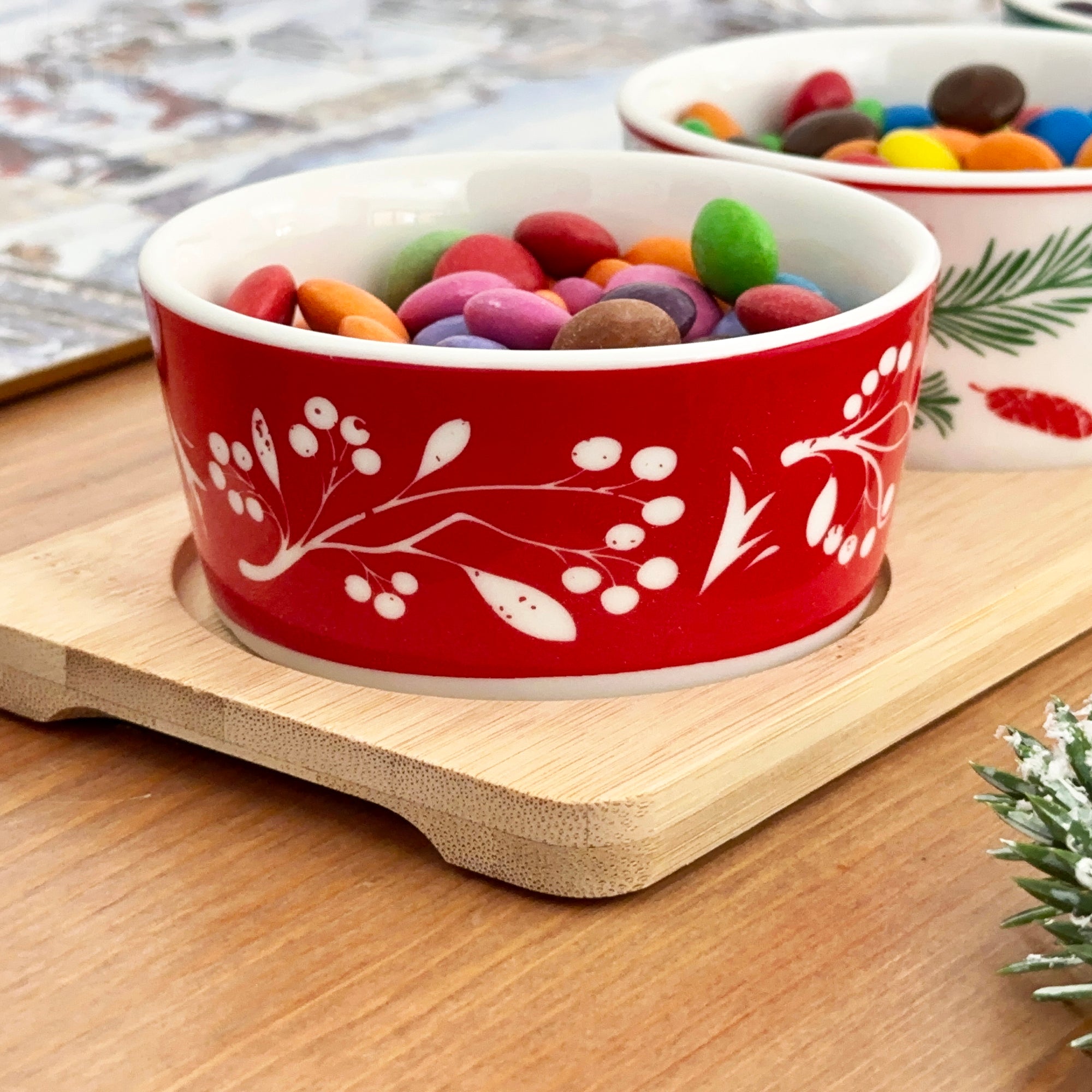 5pc Christmas Snack Dish Set