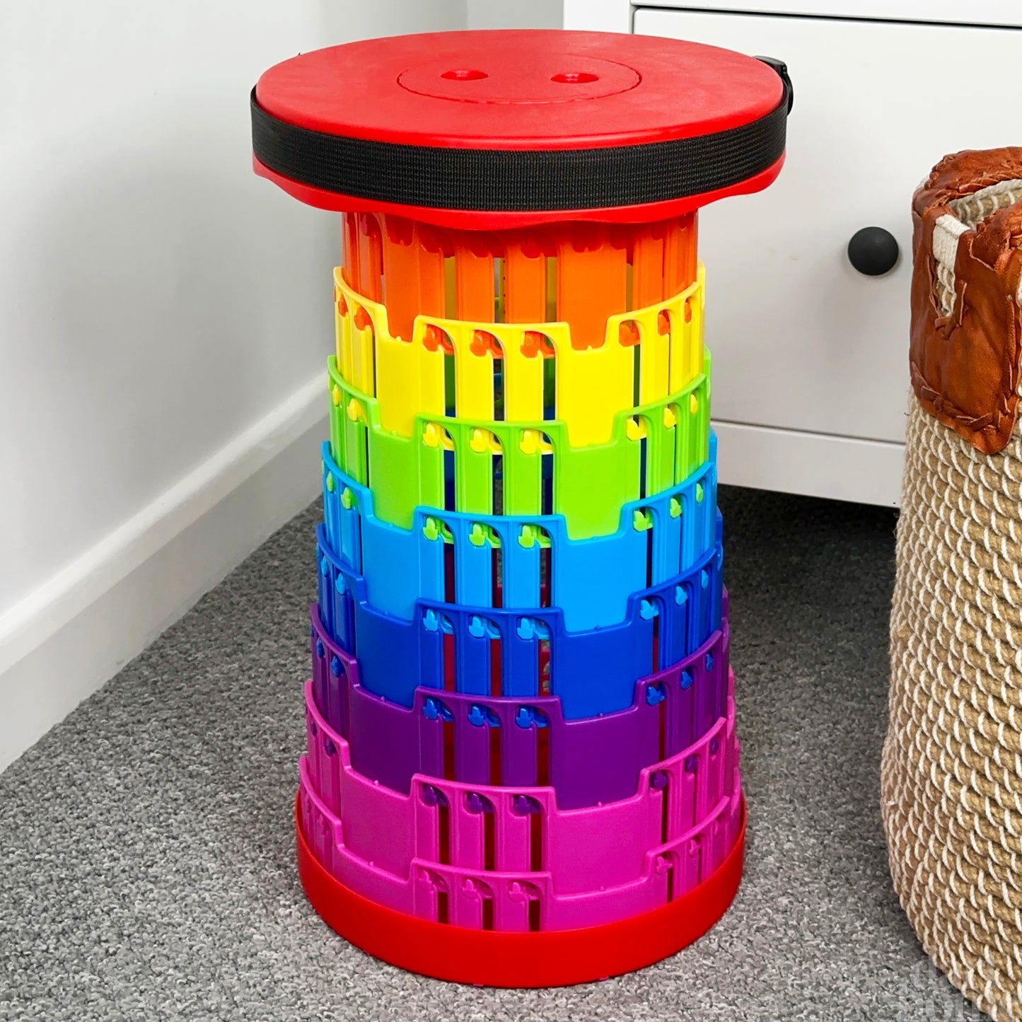 Rainbow Telescopic Stool