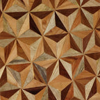 Mango Wood Geometric Inlay Serve Board