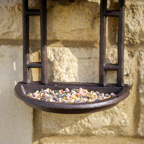 Vogelhäuschen aus Gusseisen, Pagode, für den Garten, 24 cm