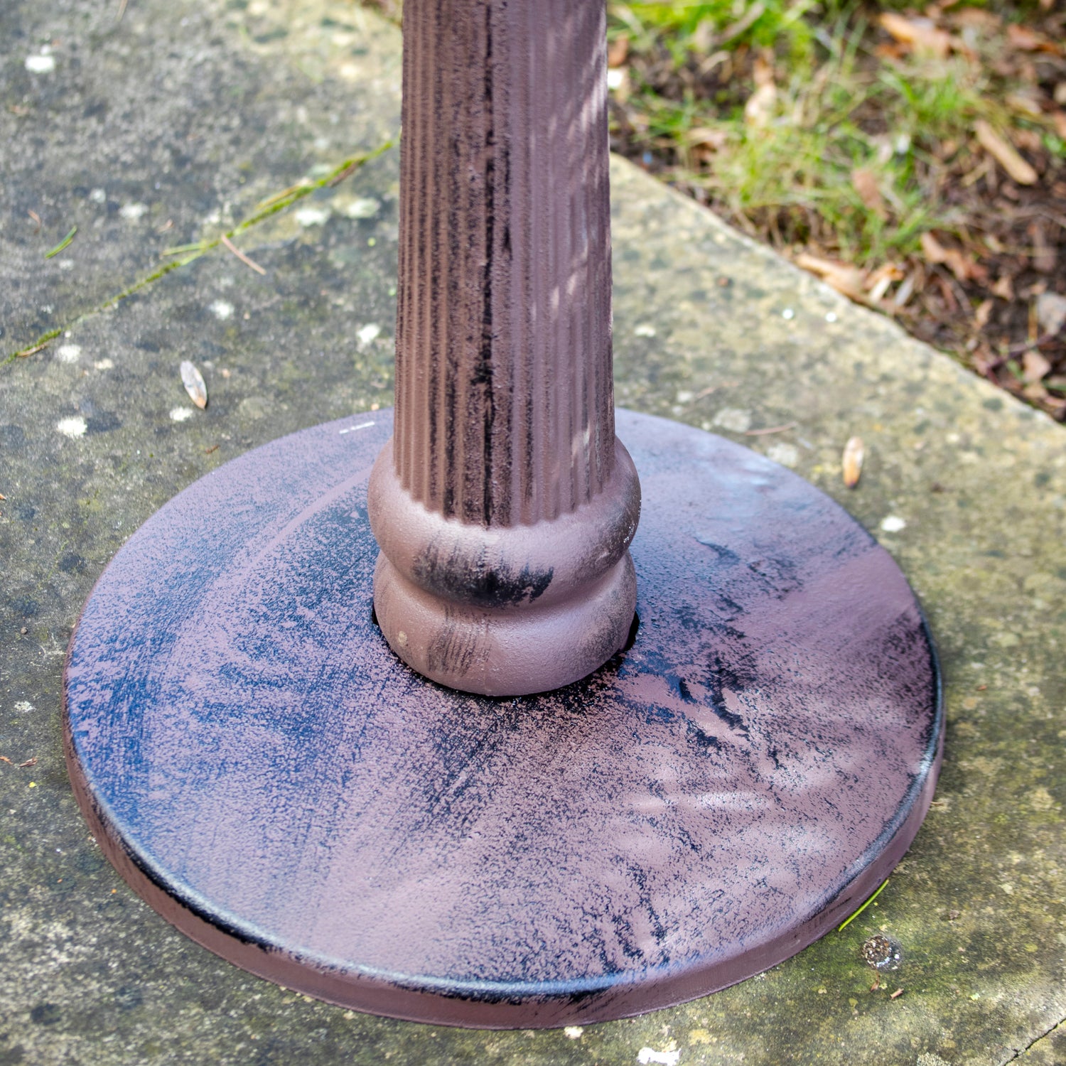 XXL Cast Iron Pillar Bird Bath / Feeder
