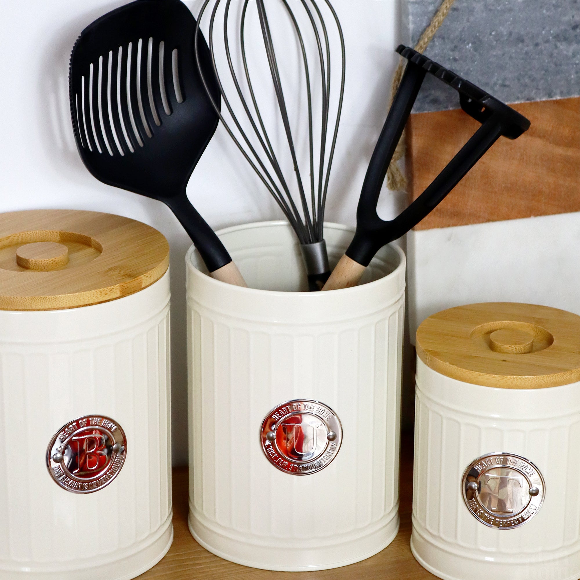 Retro Roman Pillar Utensil Holder