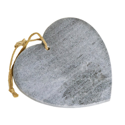 Grey Love Heart Marble Board