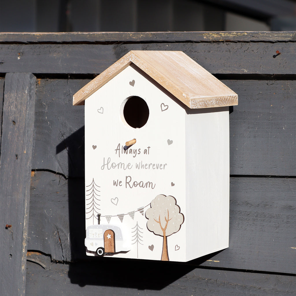 Wooden Caravan Bird House