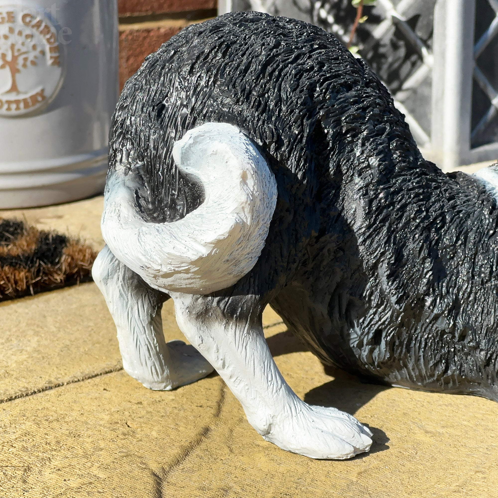 Stretching Sleepdog Garden Ornament