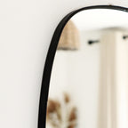 Black Pebble Wall Mirror