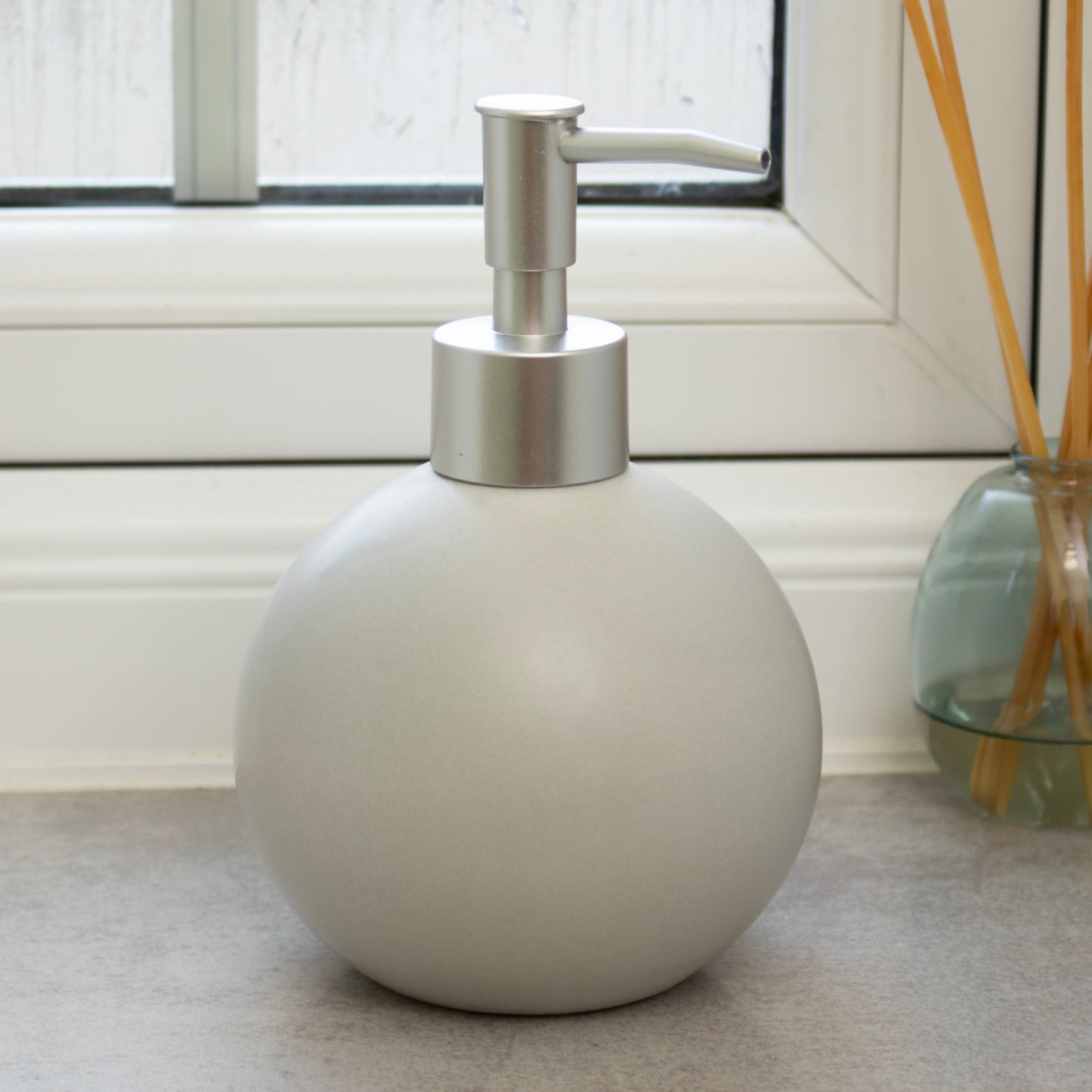 Round Ball Stoneware Soap Dispensers