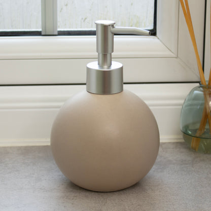 Round Ball Stoneware Soap Dispensers