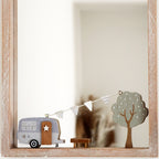 Wooden Frame Country Caravan Wall Mirror B